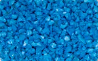 Light Blue TPV rubber granule color sample