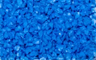 Sky Blue TPV rubber granule color sample