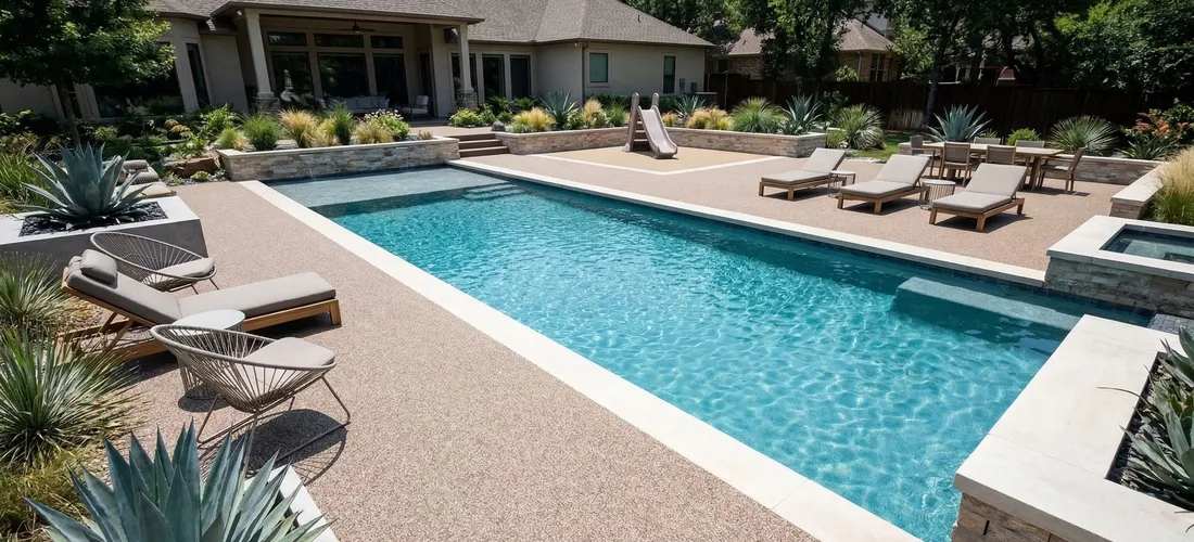 Texas outdoor living surfacing details